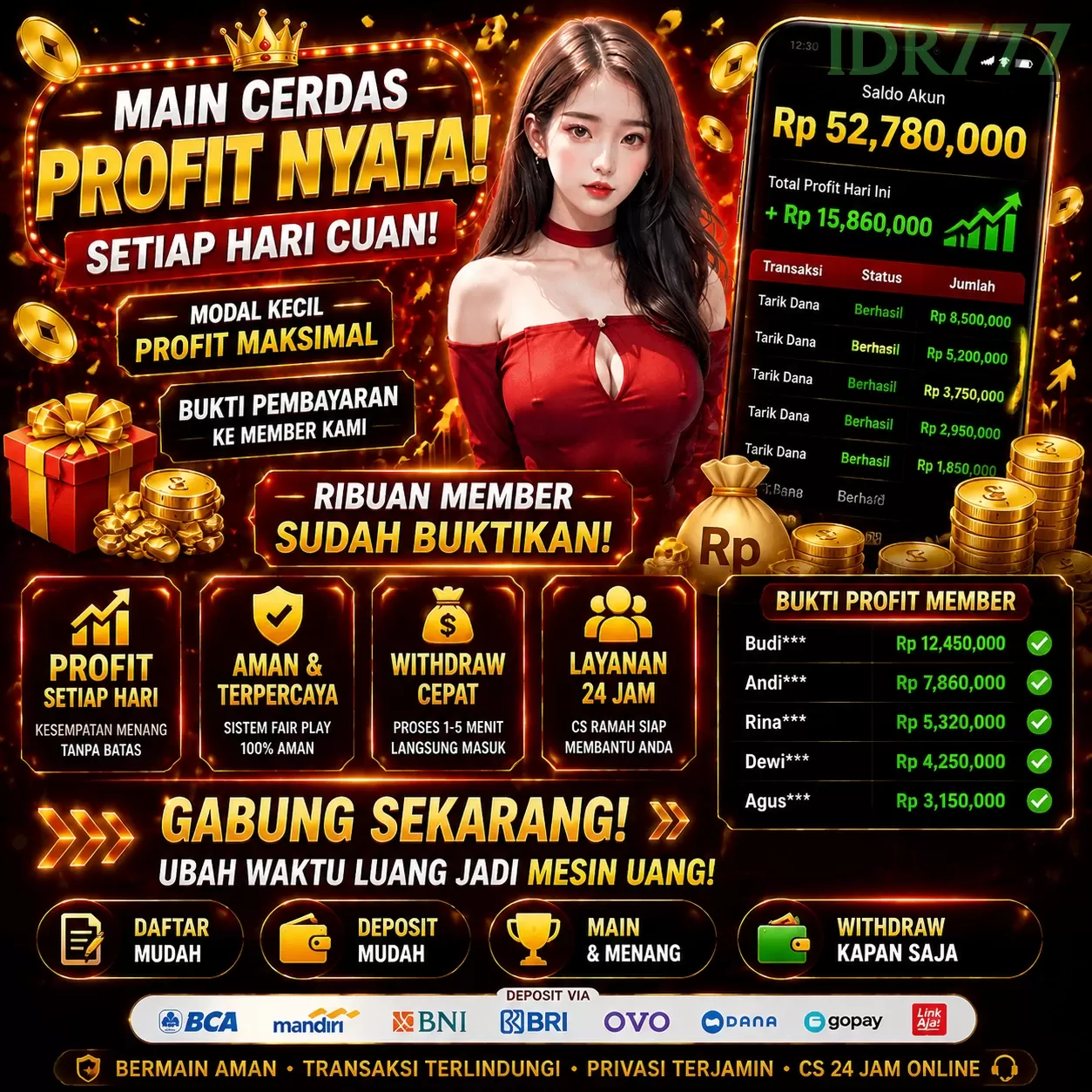 Main idr777wayang8899q Menang Jackpot Besar
